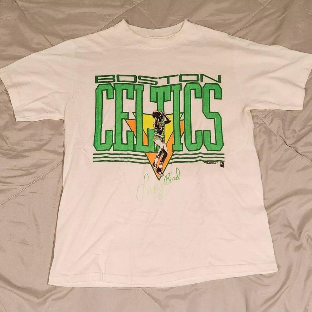 Larry Bird Boston Celtics Nba Magic Johnson T_S American Pacific Shirt
